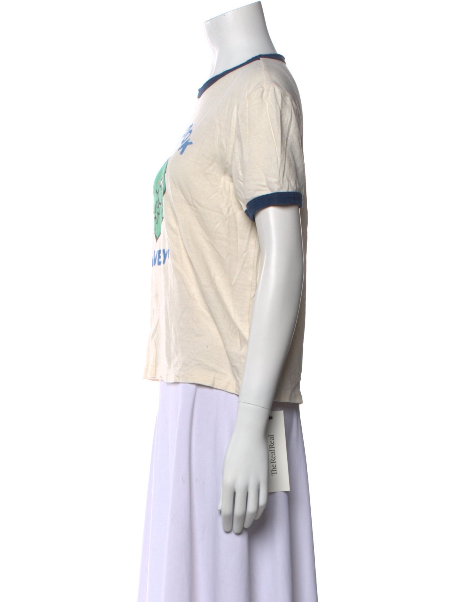 RE/DONE Graphic Print Crew Neck T-Shirt